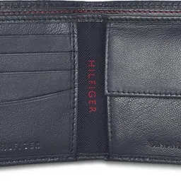 tommy hilfiger Men Formal Blue Genuine Leather Wallet - Regular Size image 3