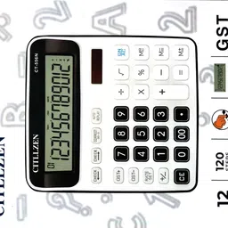 pw pencilwala GST EDITION SUPER ELECTRONIC DUAL POWER CT-556N TAX CALCULATOR FinancialCalculator image 2