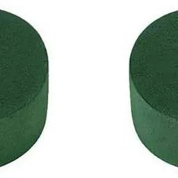 Round Floral Foam Blocks Green Plant Foam for Birthday Decoration Party (2 Pc)-image-5