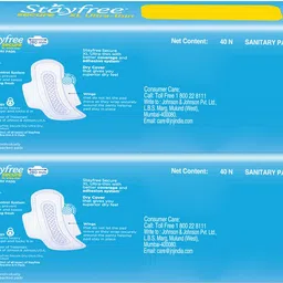 stayfree Secure Ultra-thin Sanitary Pad XL(Pack of 80) Combo pack Sanitary Pad image 2