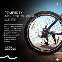 leader XR-5 29T 21-Speed Alloy MTB cycle with Dual Disc Brake and Front Suspension 29 T (inch) Mountain Cycle image 5