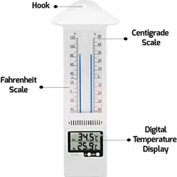 Dr care 6676 Digital Maximum Minimum Thermometer Without Probe Thermometer image 2