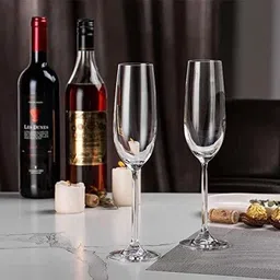 verphx (Pack of 2) Wine Premium And Royal Look Glass Crystal Wine Glass Glass Set 200 ml Glass Set Wine Glass image 5