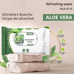skinic Face Wipes for Women & Men – Rose Jasmine Aloe Vera Lavender Refreshing Wipes image 4