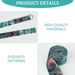 serplex Back Stretching Belt for Posture Polyester Yoga Strap image 3