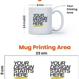 zipcartz Personalized Gift - Custom image/Text, White Printed Ceramic Coffee Mug image 3