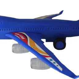 neoinsta shopping Big size friction powered aeroplane toy blue color-picture-28