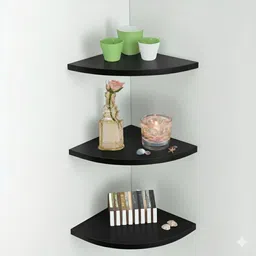 aliya handicrafts Corner-Max Wall Shelf Wooden Wall Shelf-picture-20