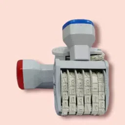 samrat 6 DIGIT STAMP (NUMBRING STAMP ) RUBBER STAMP image 2
