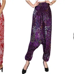 narnari Printed Rayon Women Harem Pants-picture-16