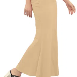Ozberk Creation ANJ.__Fish_Cream_XL_Saree Shapewear shapewear petticoat For Women Lycra Blend Petticoat image 4
