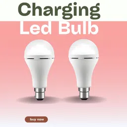 guggu Rechargeable Emergency Bulb 12W Inverter Rechargebale Emergency Bulb_Pack_2SF434 3 hrs Bulb Emergency Light image 1