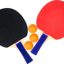 wishkey Combo Set of Table Tennis Playset 2 Rackets Comfortable Grip Handle and 3 Balls Table Tennis Kit-picture-19