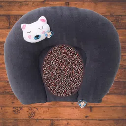 Mustard Seeds (Rai) Pillow Velvet, Baby Head Shaping Takiya Soft Pillow Mustard Seeds Solid Baby Pillow Pack of 1-image-47