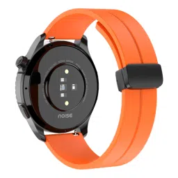 noise Silicon Magnetic Strap for Smartwatch (22mm) (Quick Release Pins, Orange) image 5