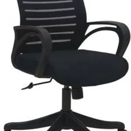 maestro Home & Office Mesh Chair with Fixed Handles - Comfortable Desk Chair Fabric Office Adjustable Arm Chair-picture-14