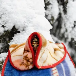 firmus Laddu Gopal Blanket for Winters Pack of 4 for Kanha Ji (10 X 12 Inches) Dress image 5