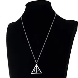 rvm jewels Harry Potter Inspired Rotating Deathly Hallows Pendant Necklace Alloy image 4