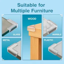 muchoconnect Pack of 12 Silicon Corner Protector for Table Corner Guards for Baby Safety image 5