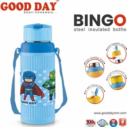 good day Bingo 400 Stainless Steel Insulated Water Bottle For Kids | 410 ml Water Bottle image 4