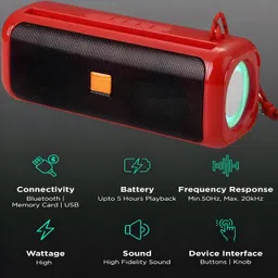 MSNR BPL-430 Dj Bass Bar Studio Bluetooth Soundbar Moviebar With High Powerful Sound4 10 W Bluetooth Soundbar image 5