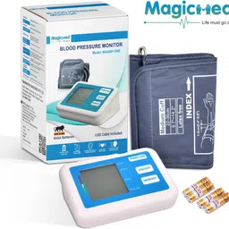 magicmed Upper Arm Portable Digital Blood Pressure Monitor BP Machine With Micro USB 3 Year Domestic Warranty Bp Monitor image 2