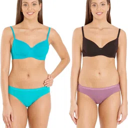 jockey Pack of 2 Women Hipster Light Blue, Purple Panty-picture-40