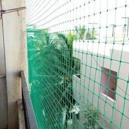 i geon UV Stabilized Nylon Pigeon Net_Bird Net_Monkey Net_10 X 10 Feet_Green Color Camping Net image 2