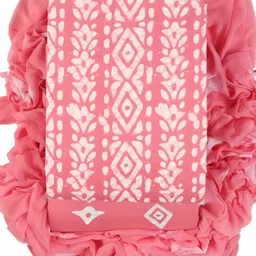 houseofcommon Unstitched Cotton Blend Salwar Suit Material Floral Print image 4