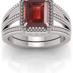 bhairaw gems Moonstone Stone Silver Adjustable Ring Sterling Silver Ring image 2