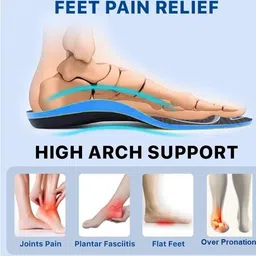 jitaharay Arch Support For Flat Feet Silicone Insole for Shoes Men & Women Foot Support image 4