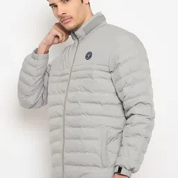 duke Men Solid Quilted Jacket image 3