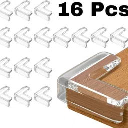 sellaro Pack of 16 Silicon Corner Protector for Table Corner Guards for Baby Safety image 1