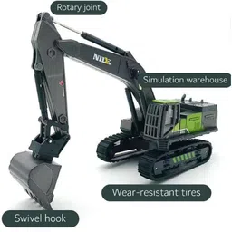 zhask 1:50 Unbreakable Engineering Vehicle Excavator Model Construction Toy [Manual] image 5