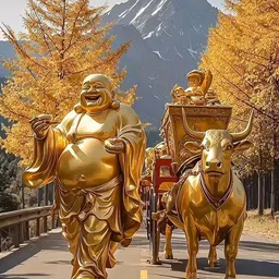 abhay & nirbhay store Kuber ji vastu photo Frame 12 inch Reprint-picture-29