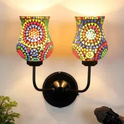 new era Elania Multicolor Iron Wall Sconces image 1