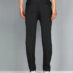 gnockface Men Solid Black Track Pants image 3