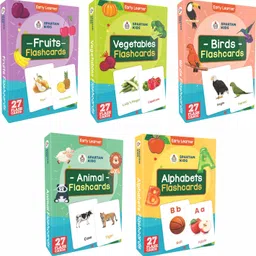 spartan kids Early Learning Flash Cards For Kids 1 Year To 6 Year Kids (Combo)-picture-32