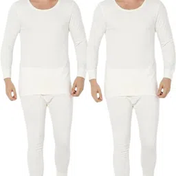KPS Mens Thermal Cotton Pack of 2 Innerwear Set Top & Bottom Full Sleeve Winter Wear Men Top - Pyjama Set Thermal-picture-13