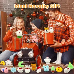 anabgi Christmas Squishies Toys Kawaii Cute Squishy For Best Gift Christmsa (PACK-5) Bath Toy image 4