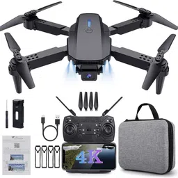 floraflexi Drone with 4k Camera Foldable 1080P HD Altitude Hold, One Key Take Off Drone-picture-10