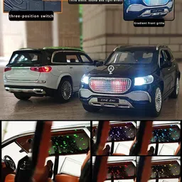 devarth 1:24 Scale Exclusive Alloy Metal Pull Back Die-cast Car Model with Sound Light image 3