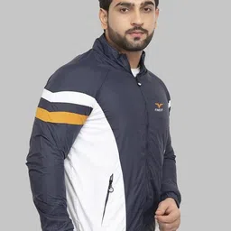 Finext Self Design Men Wind Cheater image 4