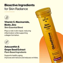 setu Skin Renew - Glutathione With Vitamin C, Gluta Fizz, Mixed Berry Flavour image 5