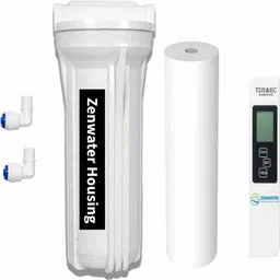 mg water Housing Kit with TDS & EC Meter | 10-Inch Water Filter |For RO Water Purifier_9 Solid Filter Cartridge image 1