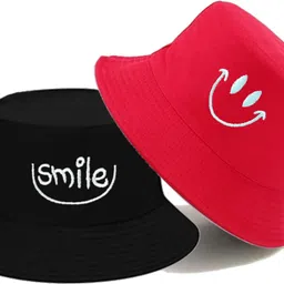 Jamont Unisex Bucket Hat Beach Sun Hat Fishing Hat Reversible Double-Side-Wear-picture-15