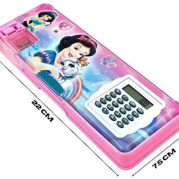 royal krafts calculator Princess Art Plastic Pencil Box image 2