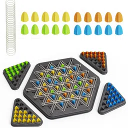 countrylink Triangle Chinese Checkers Strategy Board Game Set for Kids & Family, 2–6 Players-picture-41