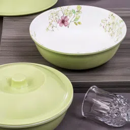 goodhomes Serving Casserole with Lid Set Twin Urmi 19cm - Wisp P Green Pack of 4 Serve Casserole Set-picture-16