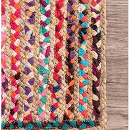 suryansh handloom Multicolor Jute Carpet image 4